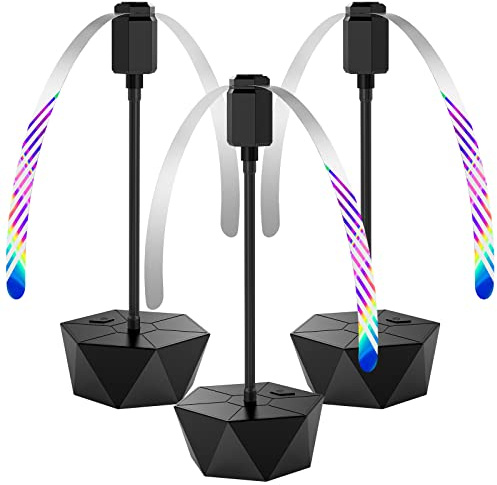 TMACTIME Anti Mouche Ventilateur Mouche Table, Anti Mouche Interieur Anti Moucherons, Anti Moucherons Cuisine Pliable et Suspendu, Anti Mouche Aucun Produit Chimique Nécessaire(3PCS)