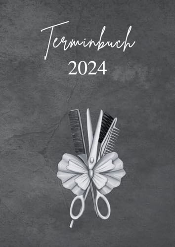 Friseur Terminbuch 2024: Friseur Terminplaner 2024 1 Woche auf 2 Seiten mit Zeit, 15min Intervall | Tagesplaner Januar bis Dezember 2024 | Terminkalender mit Uhrzeiten 7 bis 21h Tag | Datum, Din A4.