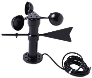SHYISY Anemometre de Vent Capteur Vitesse Capteur intégré de Vitesse et de Direction du Vent 4-20ma R-S485, Instrument de Mesure de la Vitesse du Vent, anémomètre, Station météo