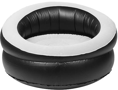 Warmhm Aufblasbares Hockersofa Faltbares Und Verdicktes Sofa Für Haushalt Kleines Aufblassofa Für Camping Und Outdoor-Gebrauch Einfacher Aufbau Ohne Werkzeug