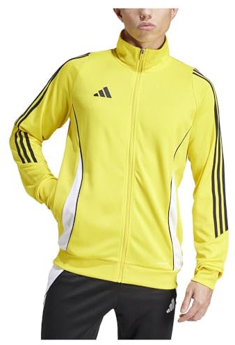 adidas Herren TIRO24 TRJKT Jacke, Team Yellow/White, XL
