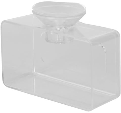 minkissy 1stück Fisch Tank Futterring Schwimmender Futterring Für Fische s Transparent Praktischer Futterbehälter Für Aquarien Wasserqualität Schont Futterverteilung Optimiert