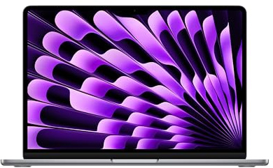Apple laptop MacBook Air 13 con chip M3 (2024): display Liquid Retina 13,6, memoria unificata 16GB, archiviazione SSD 512GB, videocamera FaceTime HD 1080p, Touch ID; Grigio siderale