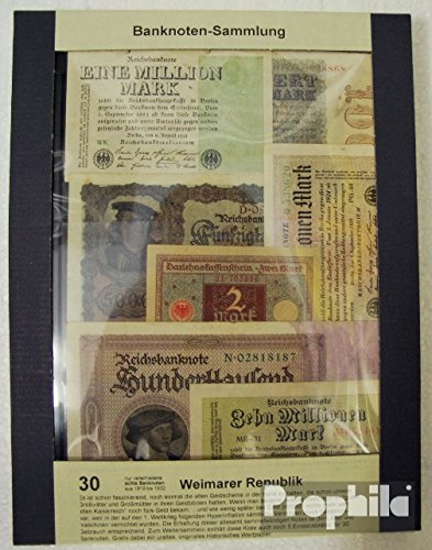 Prophila Collection Geldschein Deutsches Reich 30 Verschiedene Banknoten Weimarer Republik (Banknoten für Sammler - kein Zahlungsmittel)