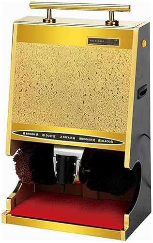 Pulidora de Zapatos Eléctrica, Limpiabotas, Máquina pulidora de zapatos por inducción automática, Máquina pulidora de zapatos eléctrica con cepillo combinado doble for autobús familiar, tren, estación