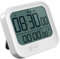 Pequeño reloj despertador digital de vibración de viaje, pantalla grande, cronómetro magnético para cocina, temporizador Pomodoro, retroiluminación, alto/silencioso, funciona con pilas AAA, 12/24