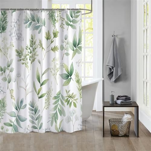 Duschvorhang Flowers 240x200cm Beschwerter Saum Wasserdicht Duschvorhänge Waschbar Polyester Stoff Shower Curtains Mit Ösen Duschvorhangringe Bad Curtain Badewanne Badezimmer Vorhang Gardinen 482
