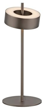 Paul Neuhaus LED Tischleuchte Smart Home dimmbar CCT warmweiß braun | dimmbar, Kopf schwenkbar, CCT warmweiß – kaltweiß, Fernbedienung