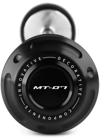 Modeer Glissière de moto sur l'essieu avant compatible avec Ya.maha MT-07 MT07 2014~2024+ Essieu avant Fourche Roue Protection contre les chutes mt 07 Accessoires (mt07-noir)