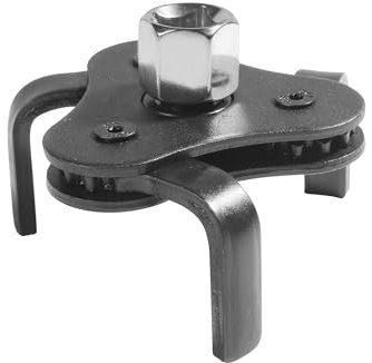 Flaconi Llave Filtro Aceite coche,Llave de Filtro de Aceite,Llave para Filtro de Aceite,Llave de Filtro Aceite 3 Patas,Adecuado para la Mayoría de los Automóviles,Camiones (Blanco)