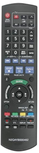 N2QAYB000462 Télécommande universelle compatible avec lecteur DVD Panasonic DMR-EX773 DMR-EX773EB N2QAYB000463
