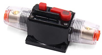YPEZASDLW 15A Voiture stéréo Audio en Ligne disjoncteur réinitialiser fusible onduleur adapté for Fil de Calibre 4 8