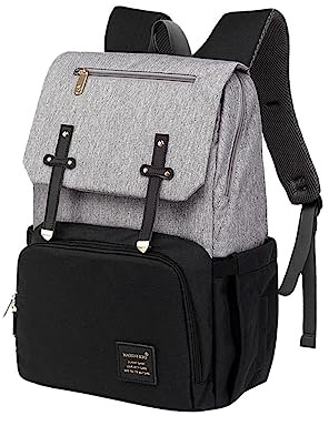 KAILIKETIY Multifunktionaler Babyprodukte Rucksack Für Reisen Mit Großem Fassungsvermögen Aus Oxford Stoff Atmungsaktivem Schultergurt Und Geordneten Ablagefächern Für Mama Und Papa