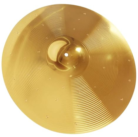 Abaodam Drumset Crash Becken Leichtes Metall Splash Becken Robustes Musikinstrument Zubehör für Schlagzeuger Anfänger und Erwachsene