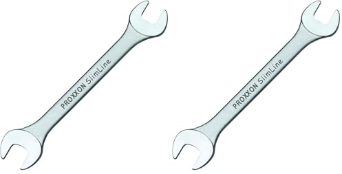 PROXXON 23838 Doppelmaulschlüssel Serie SlimLine 10x13mm, 10 x 13 mm (Packung mit 2)