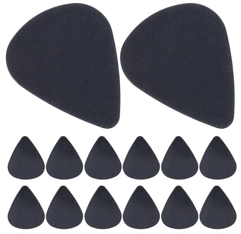 Schwarze Gitarrenplektren 0, 5mm, 30 Stück für E-gitarre und Bass | Kunststoff, Flexibler Halt und Vielseitige Stärke, für Auftritte und Übung, Zubehör für Ukulele