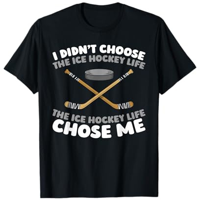 Patinador Jugador Stick - Equipo Hockey sobre Hielo Camiseta
