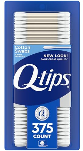 Q-tips Cotton Swabs, 375 ct