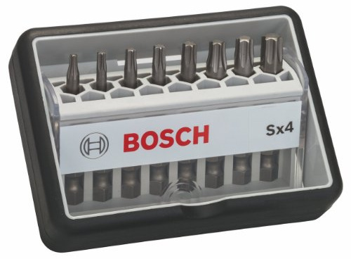 Bosch Accessories Professional 8tlg. Schrauberbit-Set Extra Hart für Innen-Torx-Schrauben