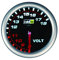 Raid HP hp 660245 Kfz Einbauinstrument Voltmeter Messbereich 8-18V NightFlight Weiß, Rot 52mm