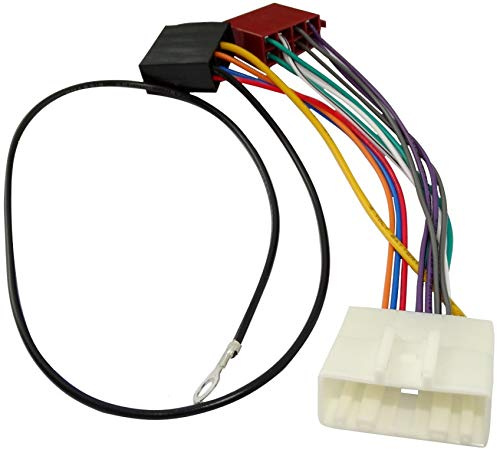 AERZETIX: Adaptateur fiche ISO câble convertisseur fiche Faisceau pour autoradio