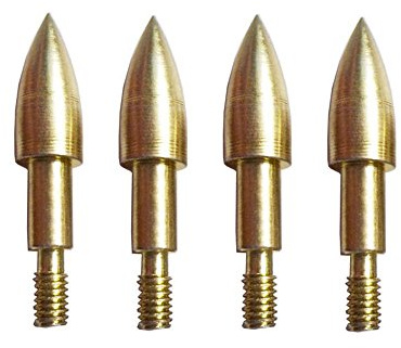 SHARROW 50st Bågskytte Pilspetsar Jaktspetsar 100 Grain Pilpunkt Jaktmål Pilspets Broadheads Metall Pilhuvud Bredspetsar för Utomhus Jakt Skytte (Gyllene)