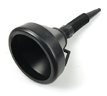 Winomo Entonnoir en plastique avec filtre en maille pour essence et huile moteur