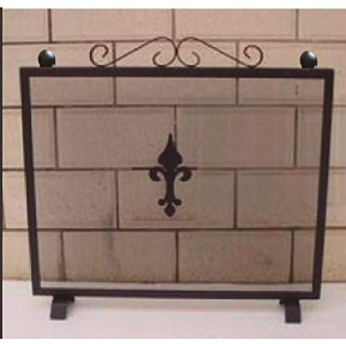 SALVACHISPAS CHIMENEA VIVAHOGAR 1 PANEL IBERO FLOR LYS HIERRO 77X60CM VH62793