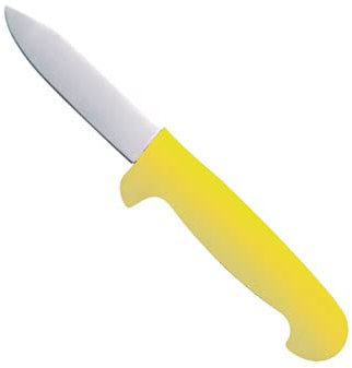 Ever Blade Professional Chef 3.25 & 4 Paring Knife Colour Coded (Yellow, 3.25 (85mm)),7806-85/YEL