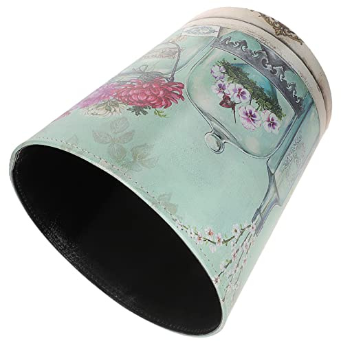 Alipis Poubelle Vintage Multifonction avec Bac de Rangement Intégré Design Rétro pour Maison