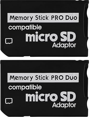 Skywin Memory Stick Adapter, Micro SD to Memory Stick PRO Duo Compatible with PSP, Camera, Handycam