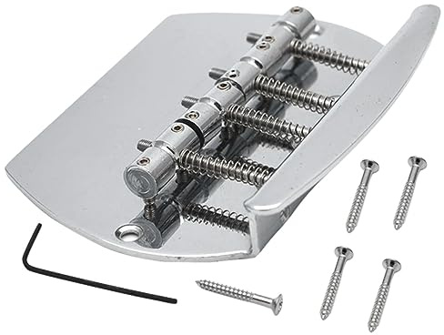 BESTonZON Gitarre Tailpiece Aus Metall Saitige Pb Bassgitarre Halterung Für Saiten Installieren Langlebig Und Tragbar Für Austausch Defekter Teile