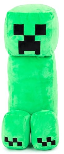 Minecraft Creeper Kuschelkissen mit Füllung – 50 cm weiche Plüschfigur
