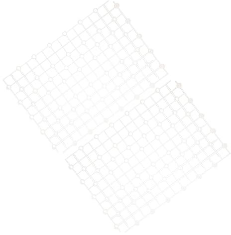 Milisten 2pcs Aquarium Filter Plate Transparent Gravel Filters Dividers for Easy Installation and Tank Layout