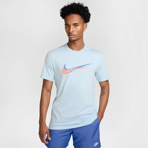 Nike Sportswear HQ8092-474 - Maglietta da Uomo, Colore: Blue/University Blue, Taglia M