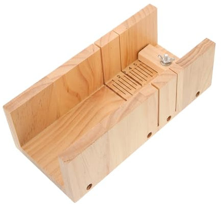 Hohopeti Holz Seifenschneider Handgefertigter Stabiler Seifen Cutter Mit Doppel-schnittform Für Präzises Seifen Trimmen Und Dekorieren Langlebiges Holzmaterial Bequem Und Kompakt