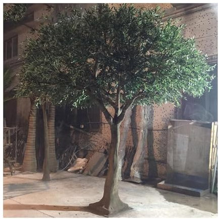 Plantes Artificielles Branches d'olivier artificielles Fruits Arbre Artificiel, Debout avec élégance, Un Chef-d'œuvre d'art Vert, Un Arbre décoratif élégant wyqdp24930(Color:A,Size:5.9ft)