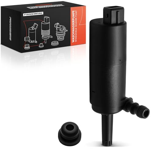Frankberg Scheibenwaschpumpe Waschwasserpumpe Scheibenreinigung Vorne | Kompatibel mit i30 GD Sorento I JC Santa Fé I SM XC90 I 275 iX55 Grandeur TG Replace# 985103F200 2-Polig
