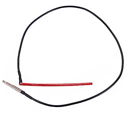 Passiver Piezo Tonabnehmerstab Pkp28 Rot mit 2, 5mm Stecker | Klassische Gitarre und Folk Gitarre, Keramik Ausführung, Untersteg Montage