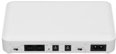 Depisuta Mini UPS con si stema de alimentación ininterrumpida (SAI), Respaldo de batería para Router, módem y cámara de Seguridad, 8000 mAh, Salida de 5V, 9V, 12V, PoE, 15V y 24V (Enchufe de la UE)