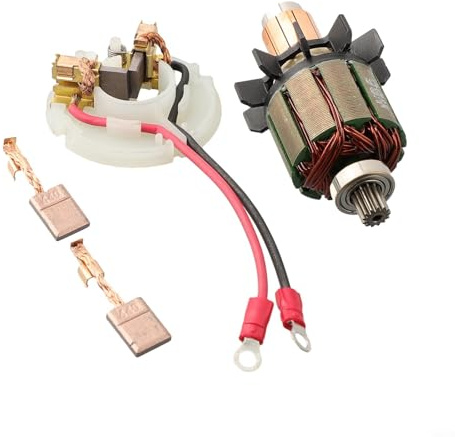 Soporte de cepillo de carbono y cepillo de repuesto para herramientas eléctricas DHP456, BHP456, BDF456, DDF456 - Número de pieza 619263-3 (incluye 2 cepillos de carbono)