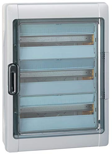 Legrand 001926 Coffret Étanche Plexo avec Embouts à Perforation Directe Prémontés IP65 IK09, 3X18 Modules, Gris