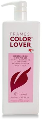 FRAMESI Color Lover Moisture Rich Conditioner, 33.8 fl oz, Sulfate Free Conditioner with Coconut Oil and Quinoa, Color Treated Hair