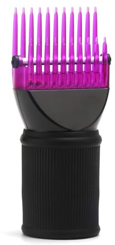 Segbeauty Embouts Peignes de Sèche-cheveux, Concentrateur de Cheveux de Brosse à Bec Attachments, Coiffure Salon Outil de Style pour Naturels, Fins, Ondulés, Bouclés