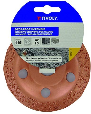 Tivoly XT10112011311 Disque carbure de tungstène pour meuleuse Ø 115 grain XL
