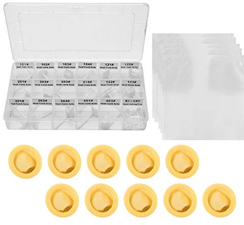 ASHATA Ersatzwerkzeug-Set für Festplatten, weiße Festplattenkämme, Magnetkopf, Datenwiederherstellung, HDD-Reparaturwerkzeug für SAS und SCSI von 6,3 cm und 8,9 cm, 50 Stück