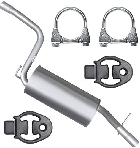 Mitteltopf Auspuff Mittelschalldämpfer für 1.6i 16V 1.8i 16V 2.0i 16V Ford Focus II 2 MK2 auch CC, C-Max I 1 MK1