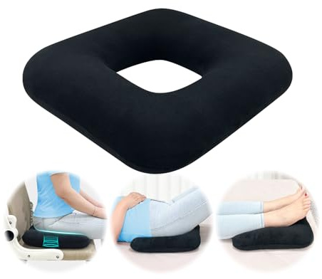 AOSSA Bed Sore Cushions for Butt Positioning Pillow, Pressure Ulcer Cushion, Donut Pressure Relief Pillow for Sleeping Position Wedge After Surgery Turning Back Body Leg Support Medical Seat Cushion