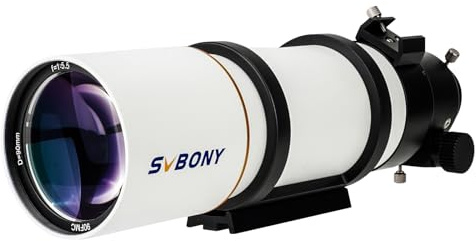 Svbony SV48P Teleskop, 90 mm bländare F5.5 refraktor OTA för vuxna nybörjare, teleskop för djup himmel astrofotografi och visuell astronomi