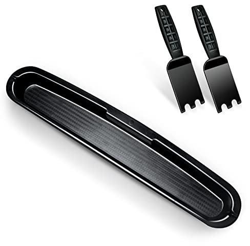 Bonnary Replacement Drip Tray Pan Grease Catcher for George Foreman 14.5，Easy to Clean Grill Grease Tray Parts，Grill Spatula Scraper for George Foreman Indoor Grills